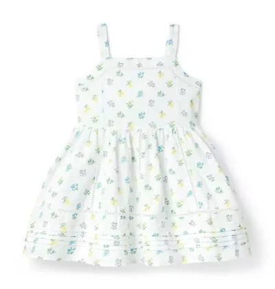 Floral Corduroy Dress