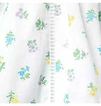 Floral Ladder Trim Dress