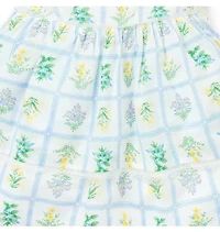 Baby Floral Lace Trim Dress