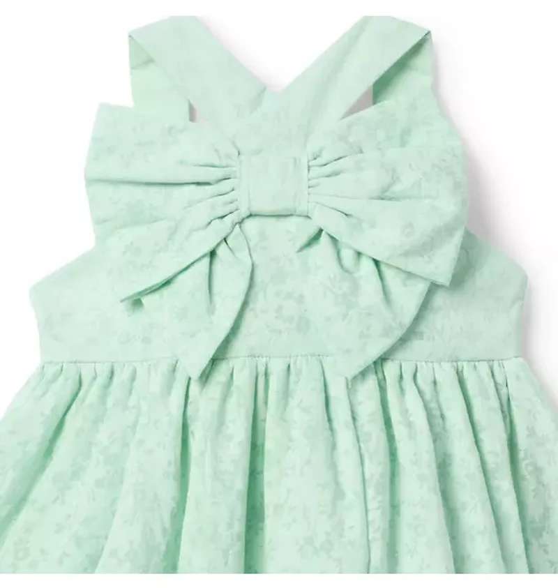 Floral Halter Bow Dress