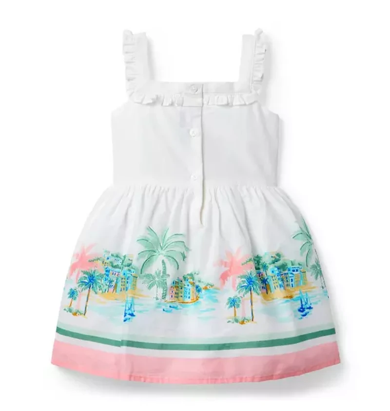 The Vacation Border Print Dress