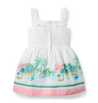 The Vacation Border Print Dress