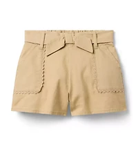The Bow Lace Trim Short