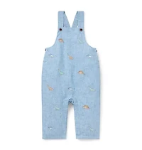Baby Embroidered Dinosaur Overall