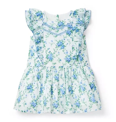 Floral Ruffle Dropwaist Dress