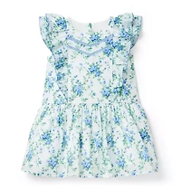 Floral Ruffle Dropwaist Dress