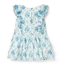 Floral Ruffle Dropwaist Dress