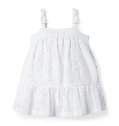 Embroidered Floral Dress