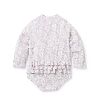 Baby Recycled Giraffe Ditsy Floral Rash Guard Swimsuit