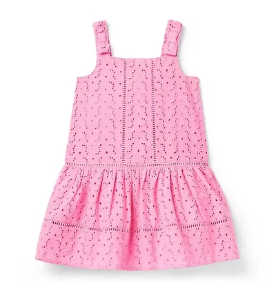 Eyelet Dropwaist Dress