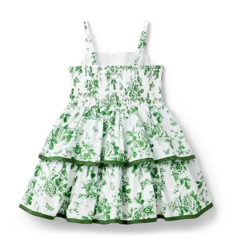 The Floral Toile Tiered Dress