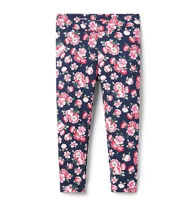 Floral Ponte Pant