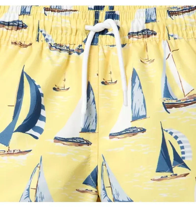 Recycled Sailboat Swim Trunk