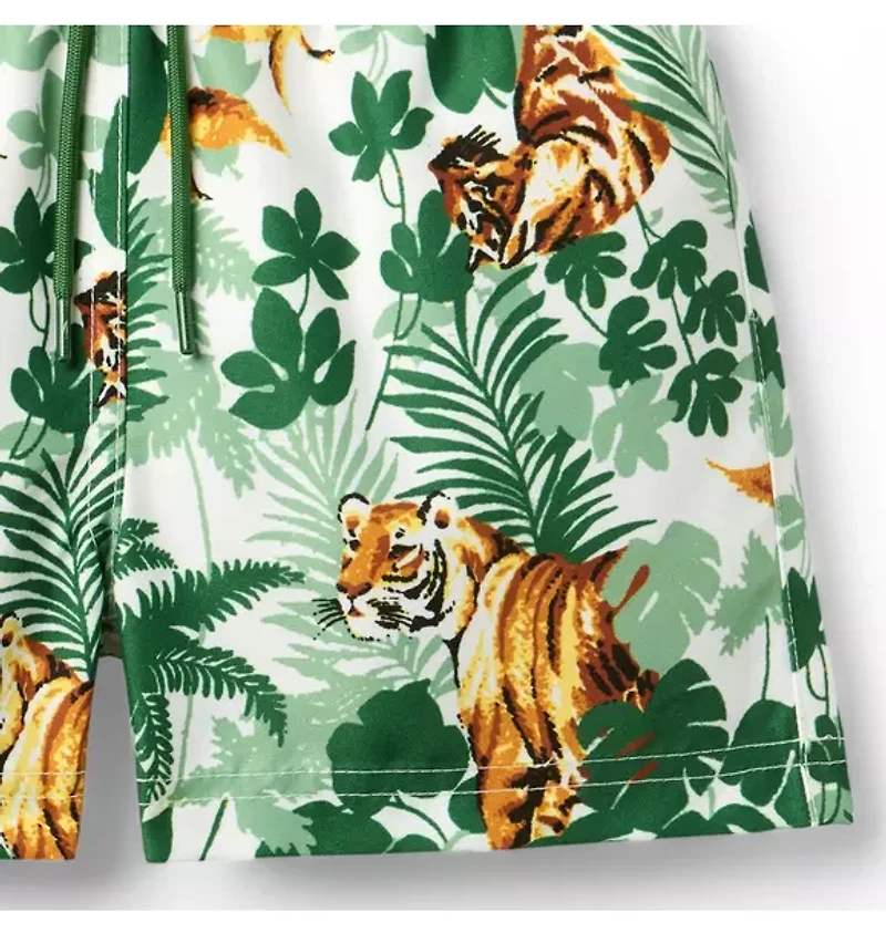 Recycled Tiger Swim Trunk