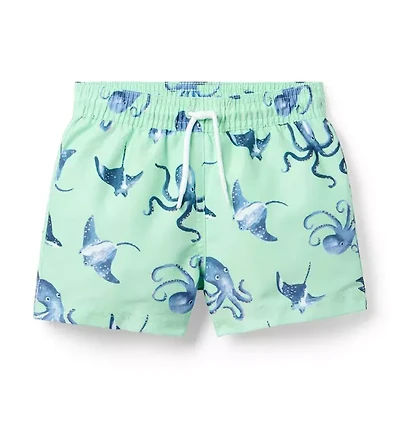 Recycled Sea Friends Swim Trunk