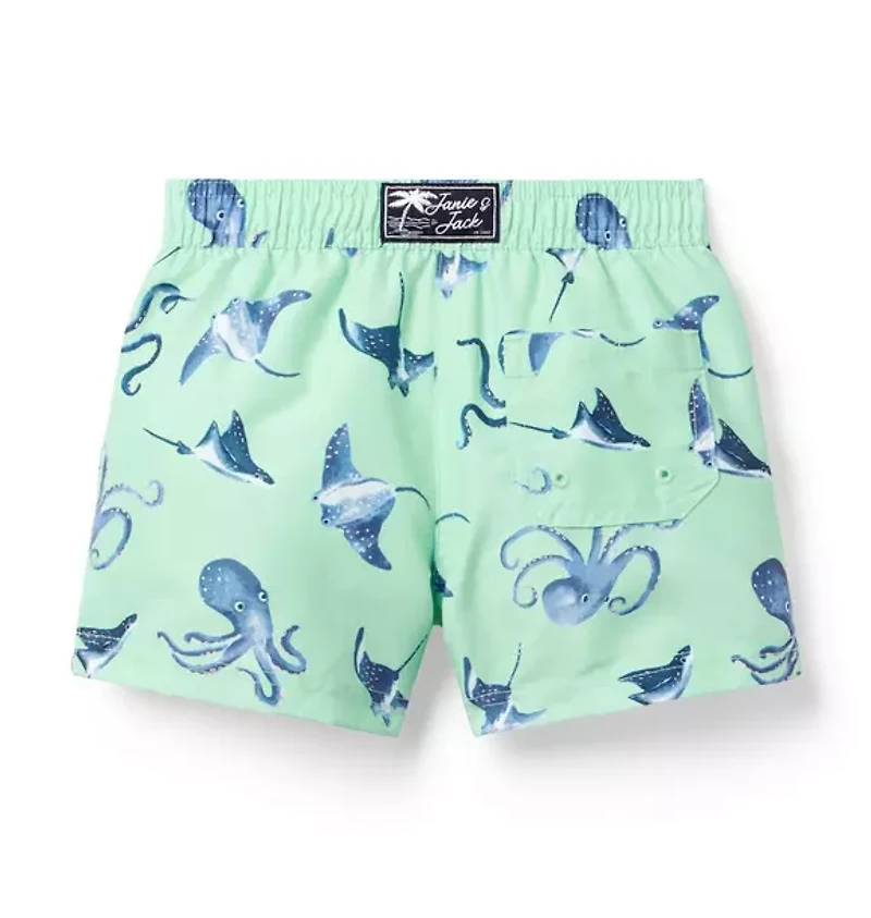 Recycled Sea Friends Swim Trunk