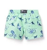 Recycled Sea Friends Swim Trunk