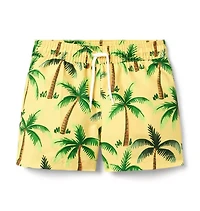 Recycled Palm Tree Swim Trunk