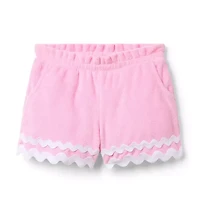Terry Ric Rac Trim Short