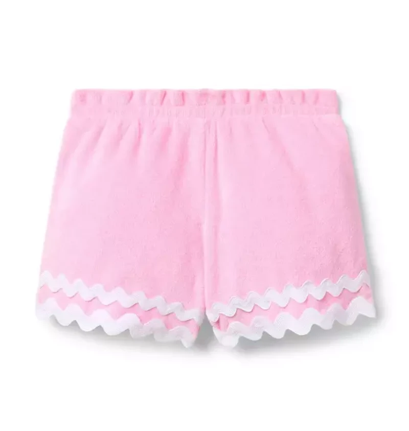Terry Ric Rac Trim Short