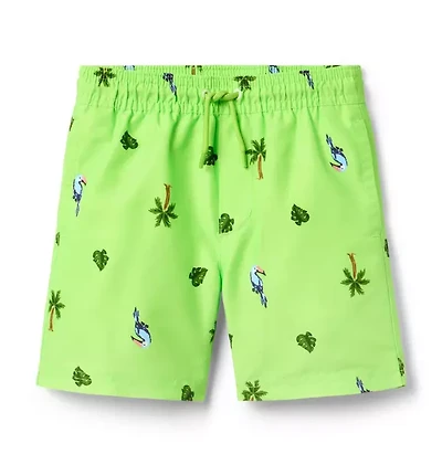 Recycled Tropical Icon Swim Trunk