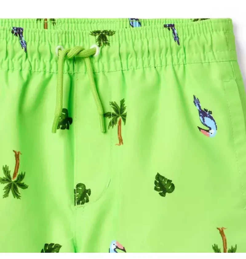 Recycled Tropical Icon Swim Trunk