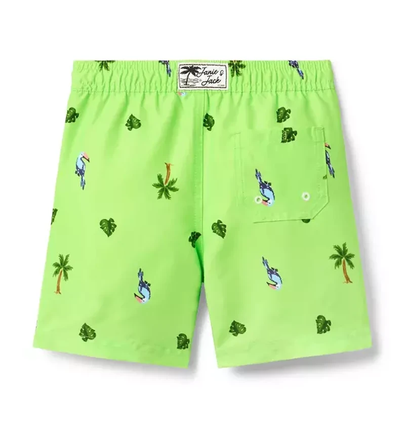 Recycled Tropical Icon Swim Trunk