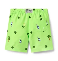 Recycled Tropical Icon Swim Trunk