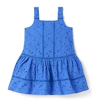 Eyelet Dropwaist Dress