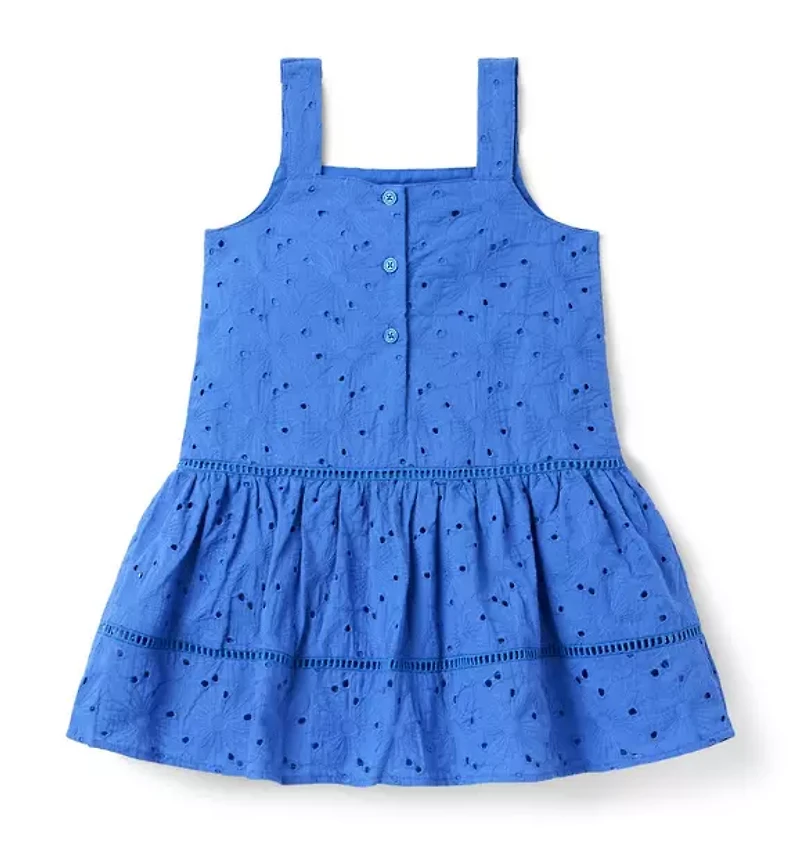 Eyelet Dropwaist Dress