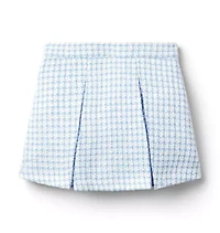 The Tweed Pleated Skirt