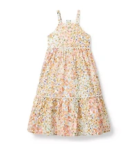 Floral Halter Midi Dress