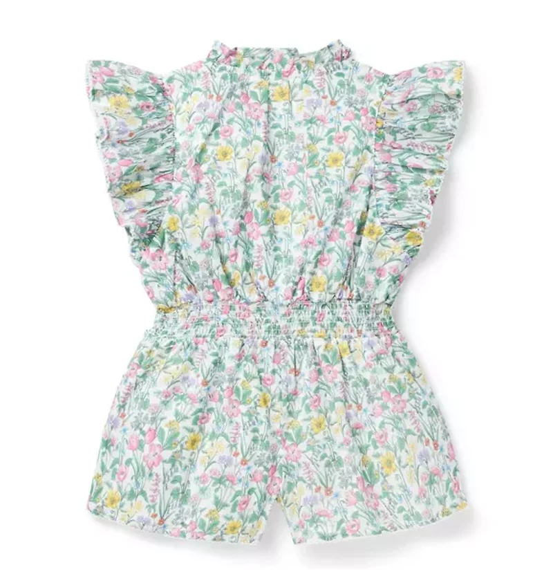 Floral Ruffle Romper
