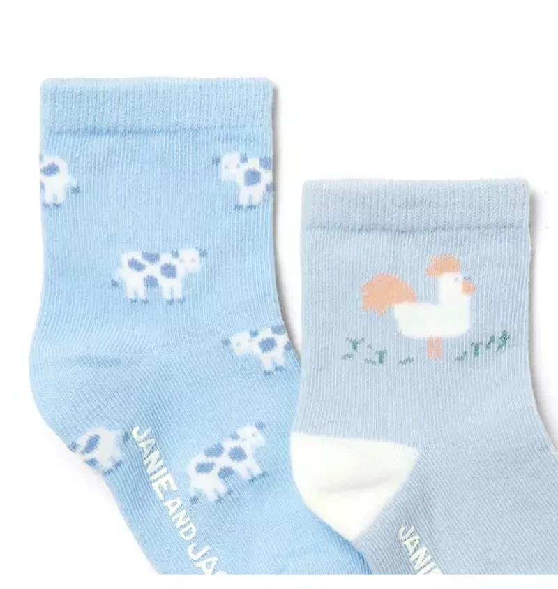 Baby Farm Friends Sock 2-Pack