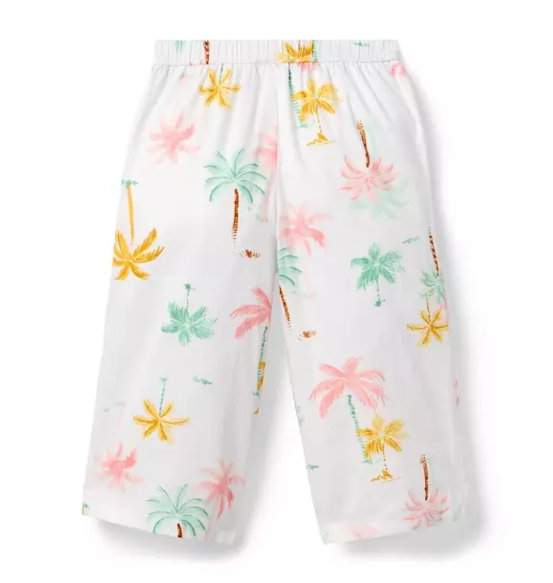 Palm Tree Wide Leg Pant