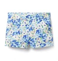 Floral Canvas Short