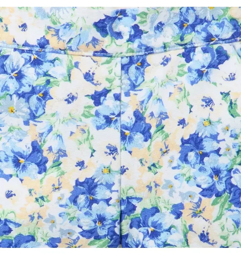 Floral Canvas Short