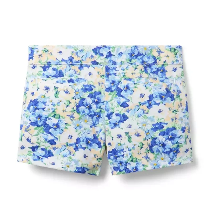 Floral Canvas Short