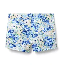 Floral Canvas Short
