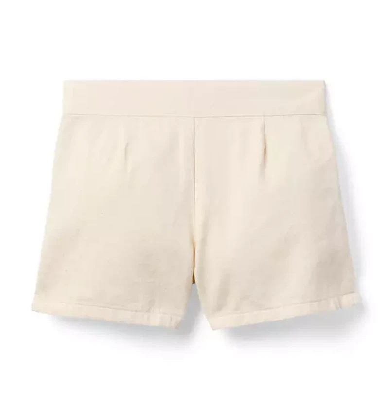 The Scalloped Button Short