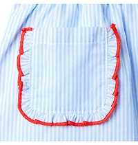 Striped Ruffle Short