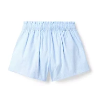 Striped Ruffle Short