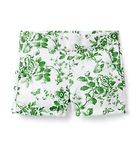 Floral Canvas Short