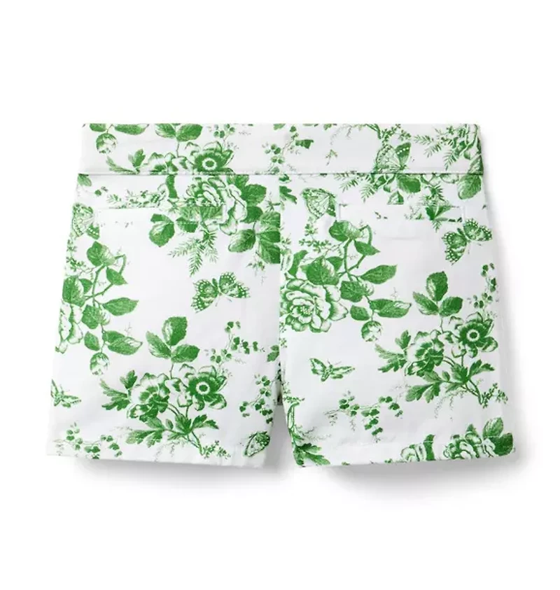 Floral Canvas Short