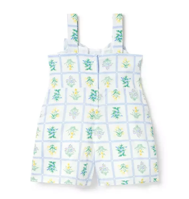 Floral Bow Romper