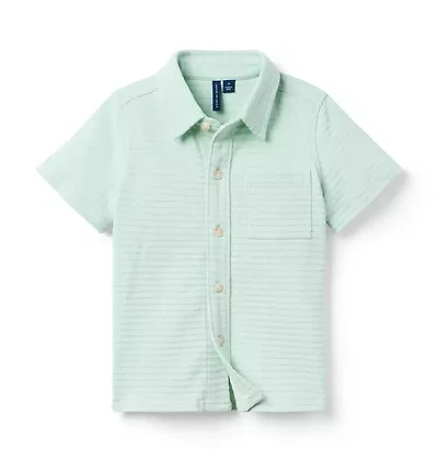 Textured Striped Shirt