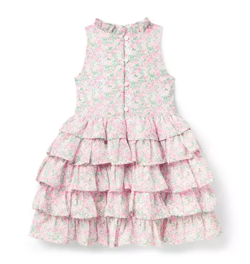Ditsy Floral Tiered Ruffle Dress