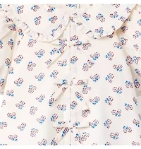 Ditsy Floral Collared Top