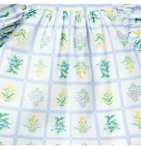 Floral Flutter Sleeve Top