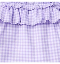 Gingham Ruffle Top